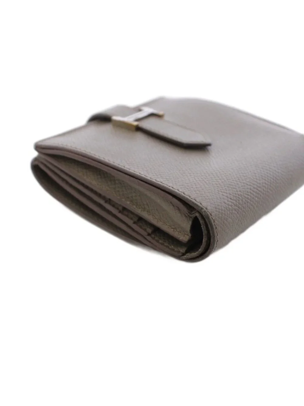 Hermes Bearn Rectoverso Bifold Wallet Compact Greige